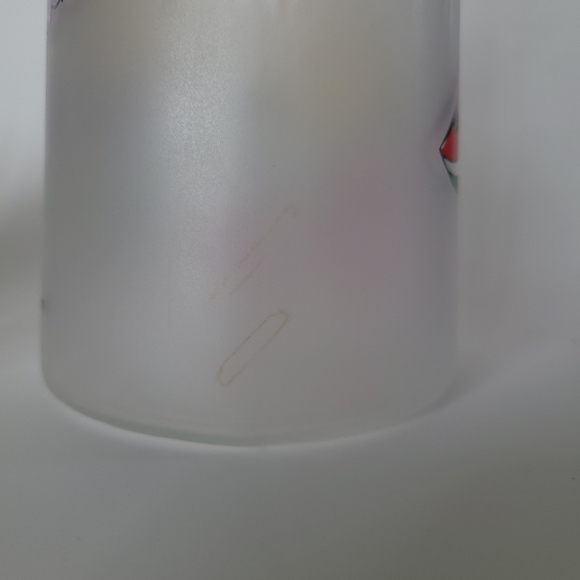 🍉Vintage French Frosted Glass Fruit Punch Set - 1 Pitcher and 4 Glasses - Picture 5 of 8